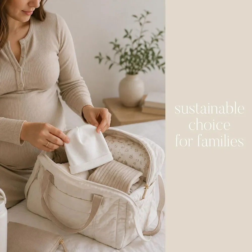 Organic Cotton Ribbed Baby Hat | Sustainable Clean Baby Clothing